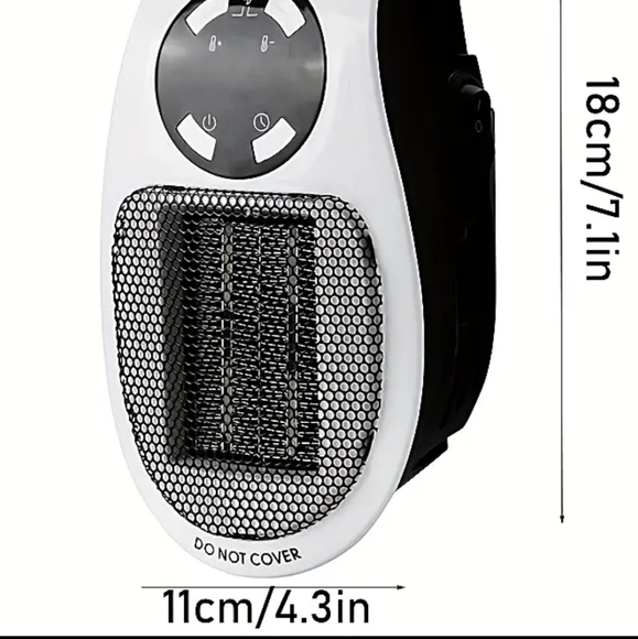 Wall Plug Mount Portable Electric Heater with Remote control - Picture 5 of 5